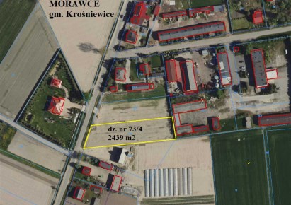 działka na sprzedaż - Krośniewice, Morawce